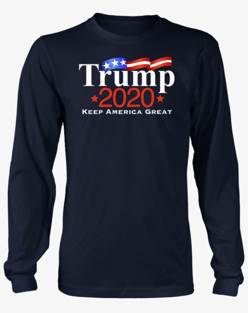 Trump Pence 2020 Keeping America Great T-shirt - Long-sleeved T-shirt, transparent png