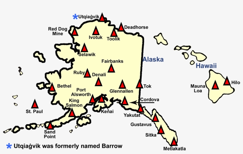 Alaska And Hawaii Group Map - Map, transparent png