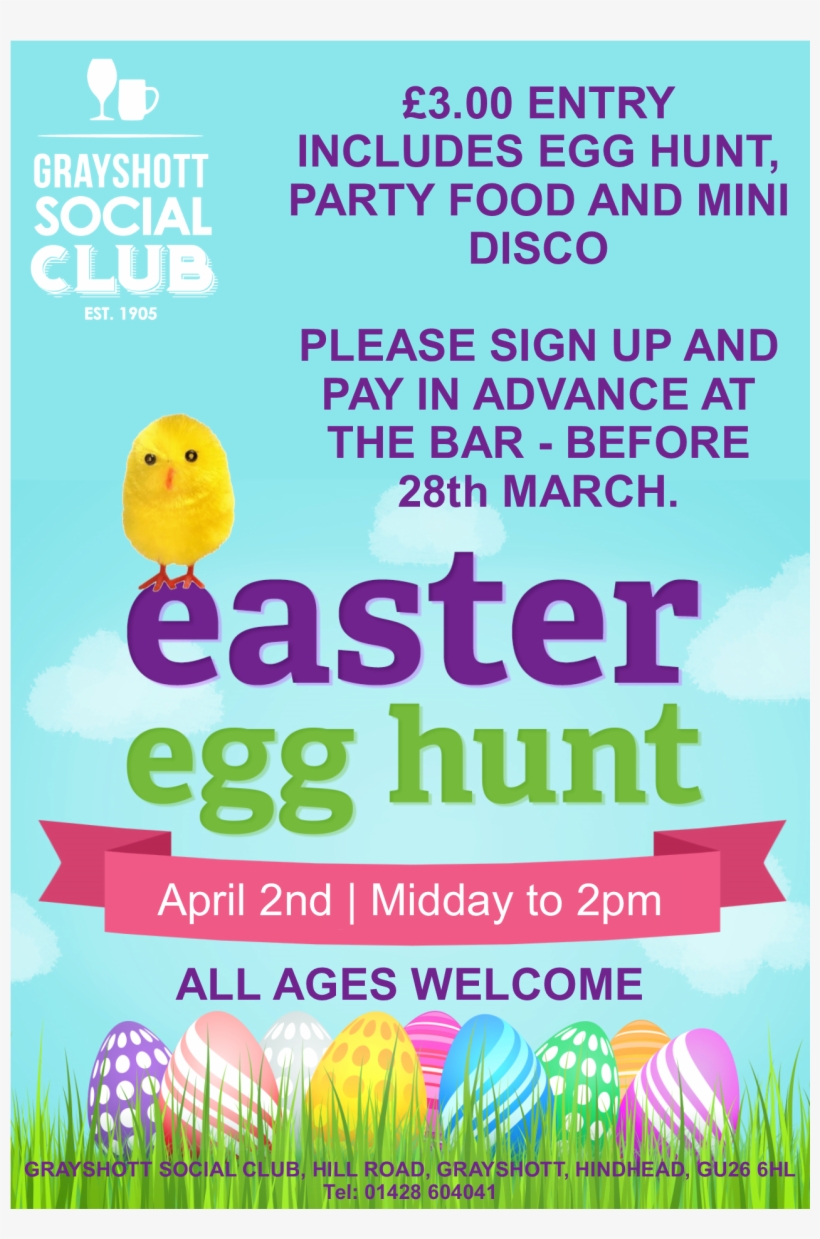 £3 Entry Which Includes Egg Hunt, Party Food And Mini - Employees Must Wash Hands Sign, transparent png