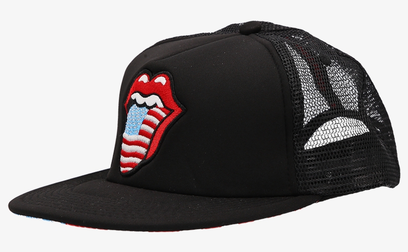 Rolling Stones Zip Code Stars And Stripes Trucker Hat - Baseball Cap, transparent png
