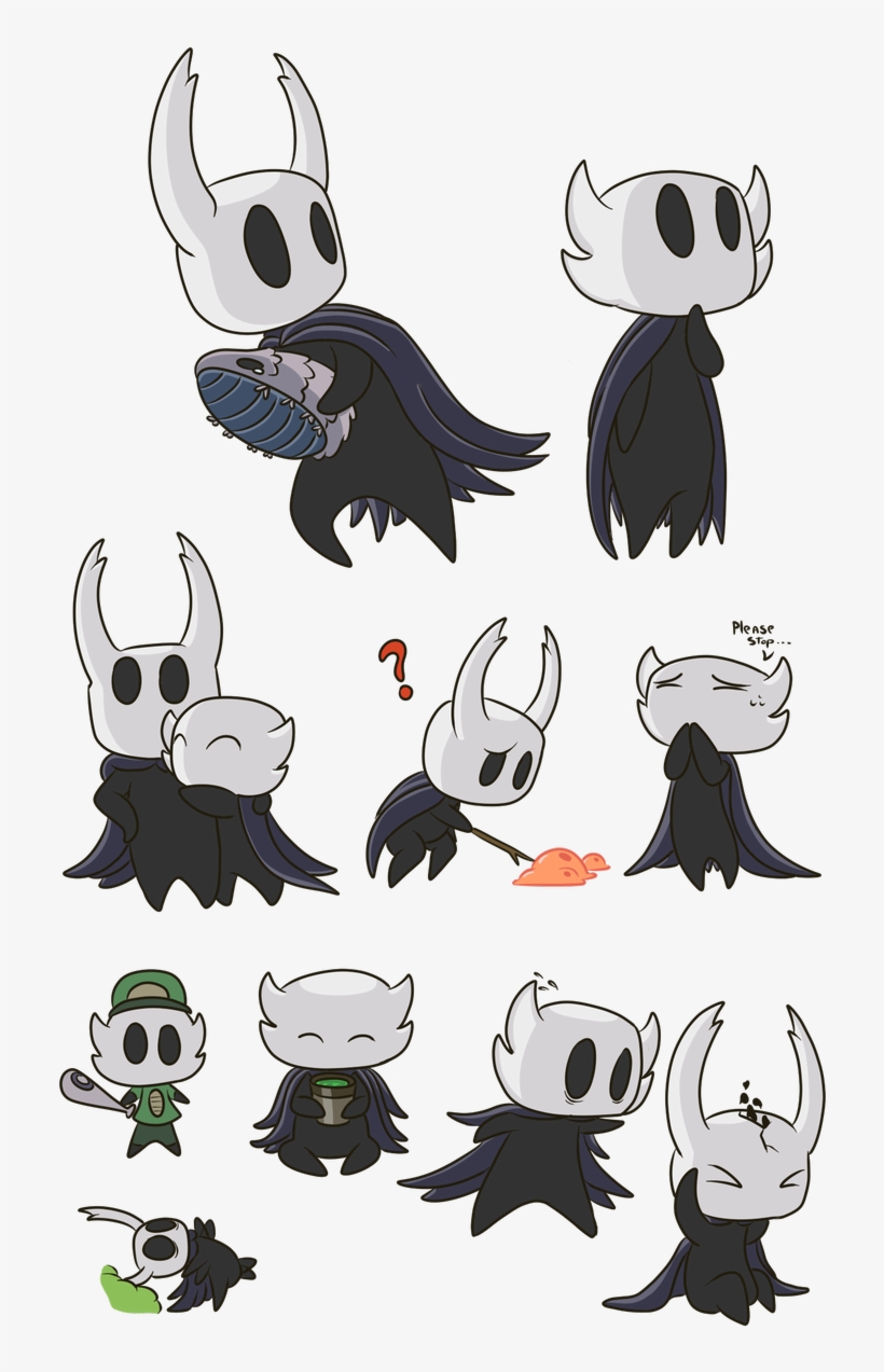 Hey Guess Who Fall Down On Hollow Knight Hole It's - Cartoon, transparent png