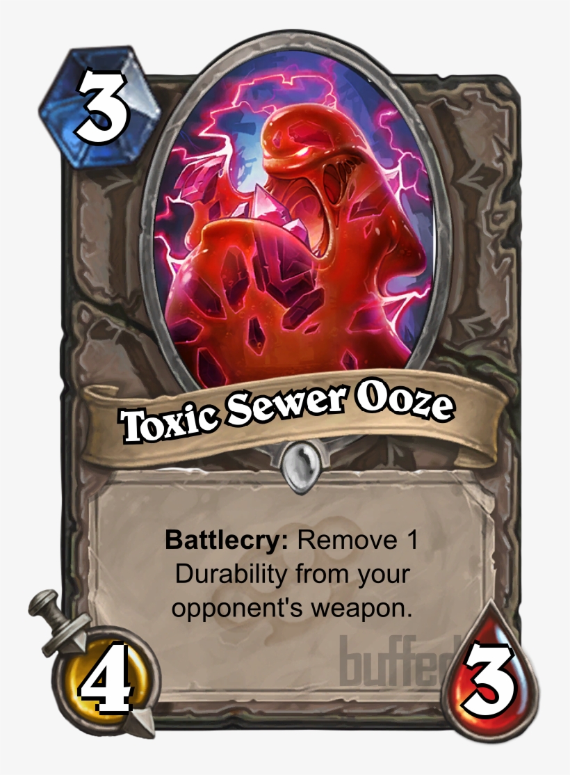 Toxic Sewer Ooze - Caballero De Sangre Hearthstone, transparent png