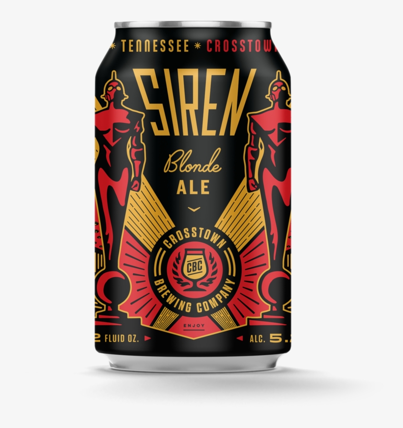 Siren Mockup - Crosstown Brewing, transparent png