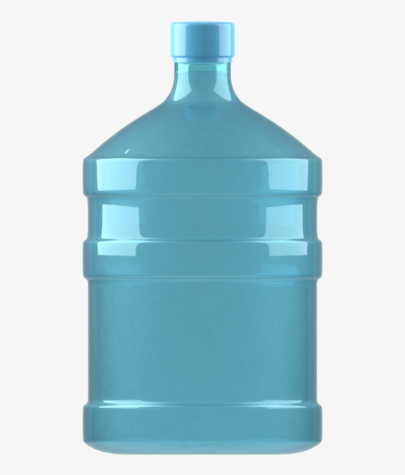 Gallon Water 3d Model - Plastic Bottle, transparent png