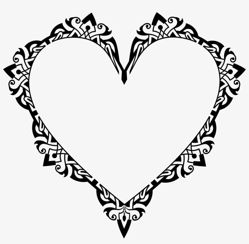 Ornamental Heart Image Royalty Free Download - Drawing Religious Islam Symbols, transparent png