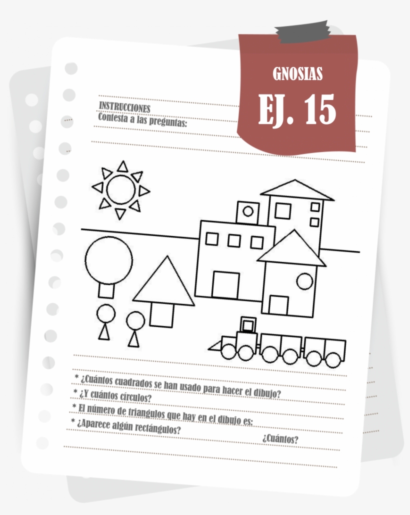 Figuras Geométricas - Ejercicios De Estimulacion Cognitiva, transparent png