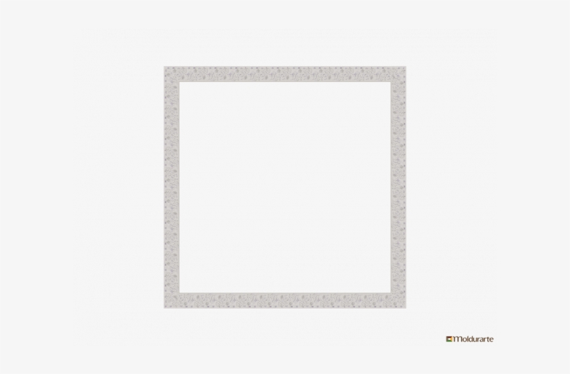 Moldura C/4,4 Cm De Largura Flores Branca - Circle, transparent png