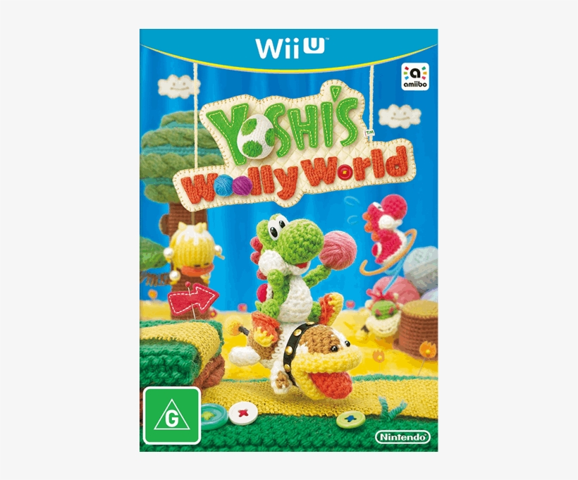Yoshi Wooly World Wii U, transparent png