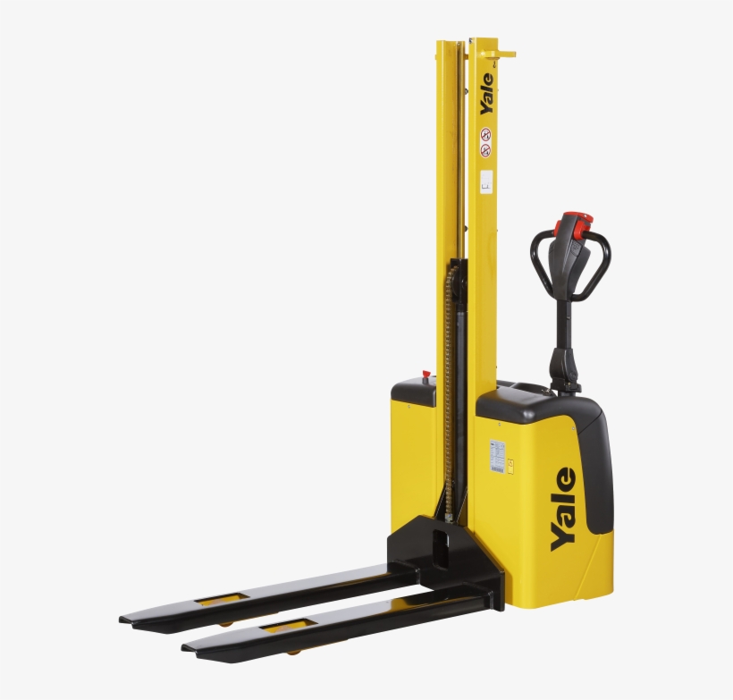 Pedestrian Powered Pallet Stacker - Forklift, transparent png
