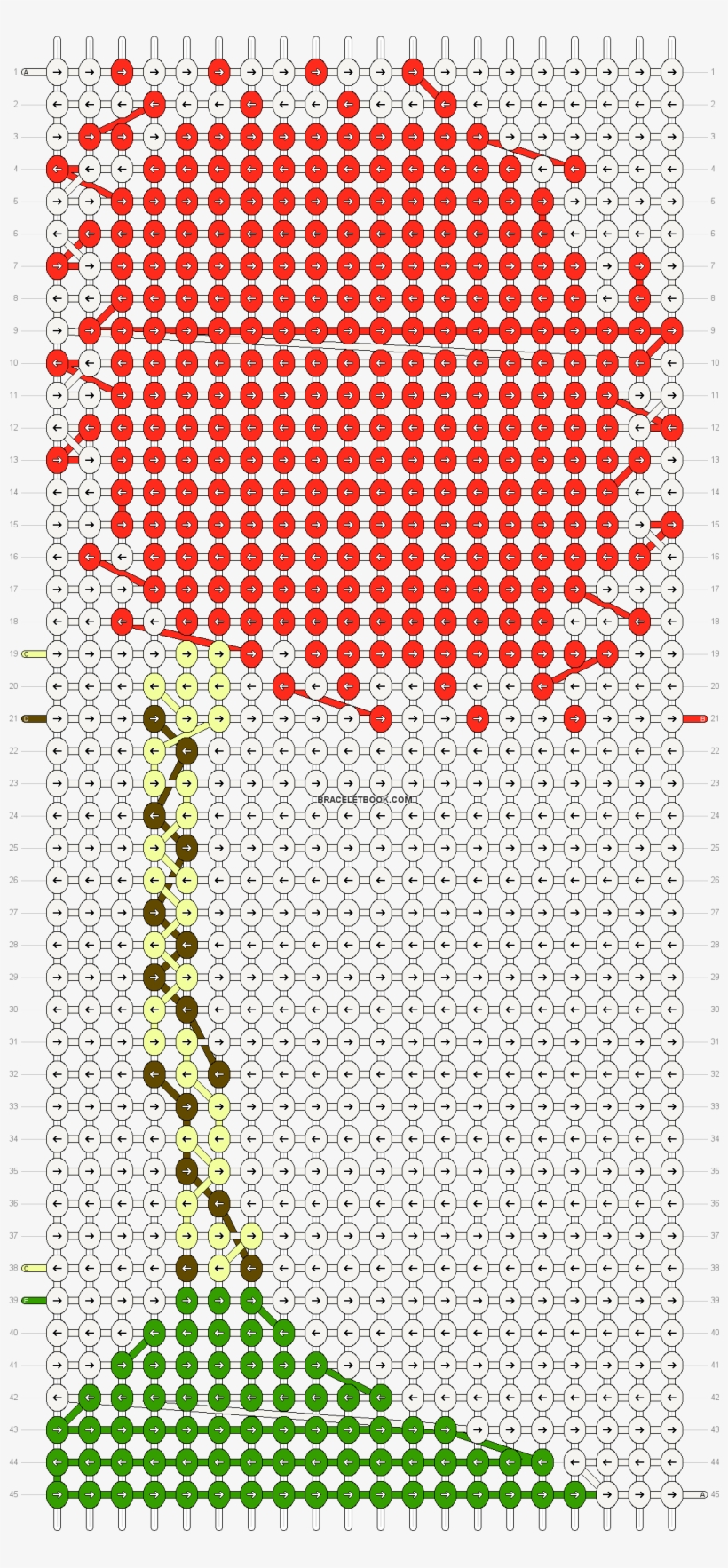 Alpha Pattern Friendship Bracelet Pattern Stitch 1156x2412 PNG