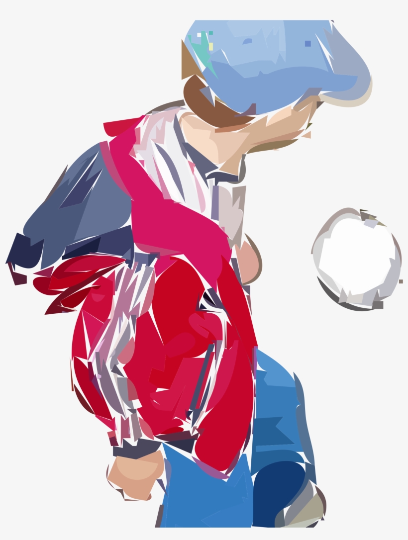 This Free Icons Png Design Of A Boy Plays Soccer, transparent png