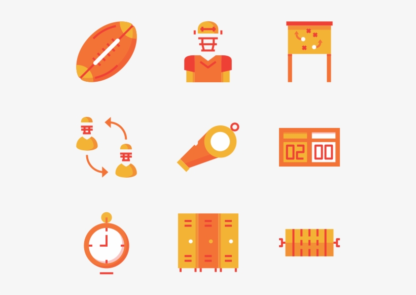 View Individual Icons Of Soccer, transparent png