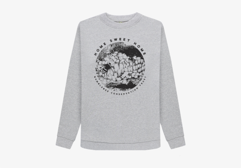 Light Heather Home Sweet Home Jumper - Sweater, transparent png