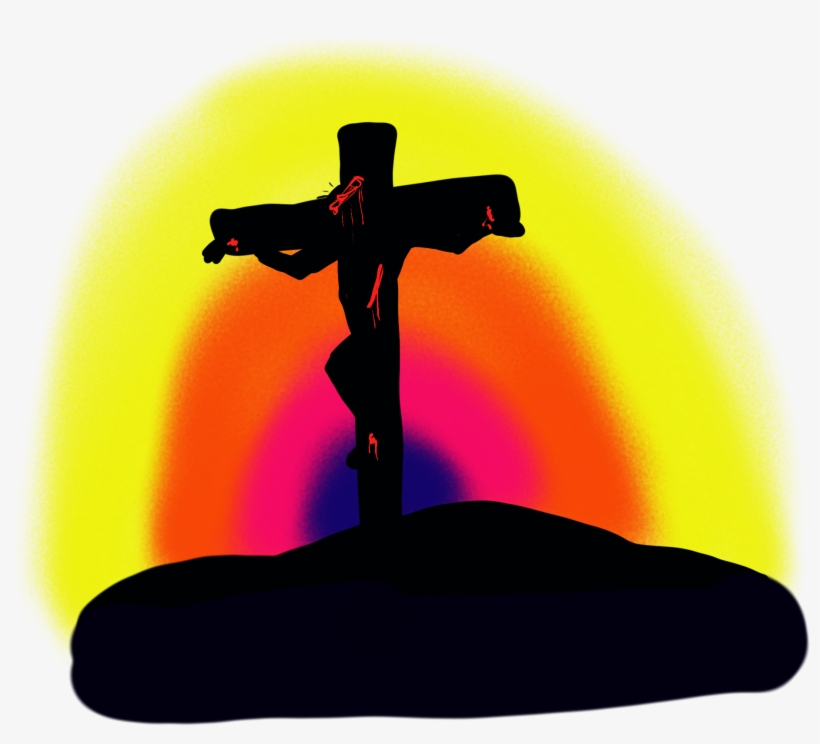 Cross Calvary Shadow - Cross, transparent png