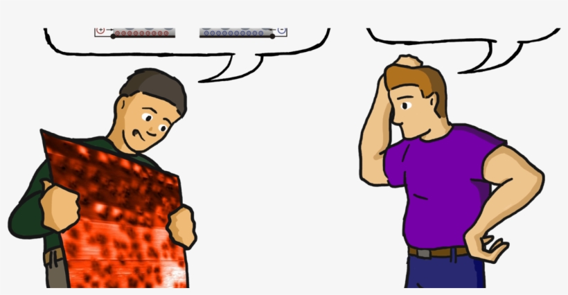 Force Microscopy And Kelvin Probe Force Microscopy - Cartoon, transparent png