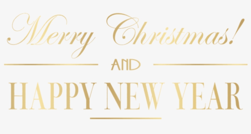 Free Png Merry Christmas And Happy New Year Png - Christmas, transparent png