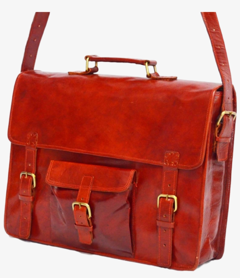 Leather Bag - Briefcase, transparent png