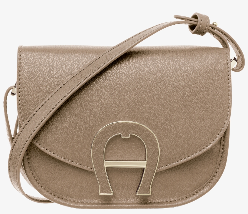 Aigner Pina Leather Crossbody, transparent png