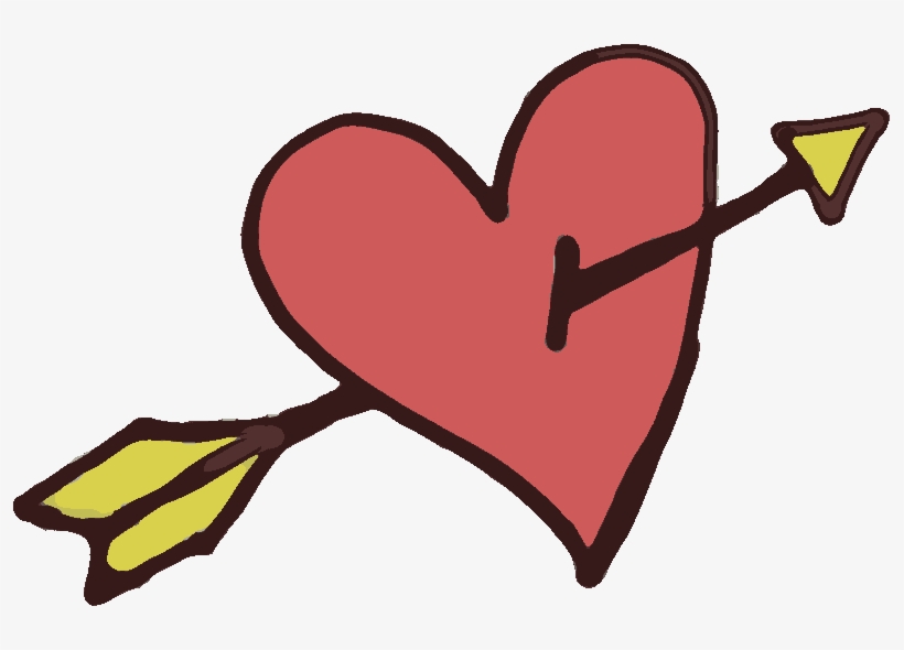 Input Hand Drawn Love Heart, transparent png