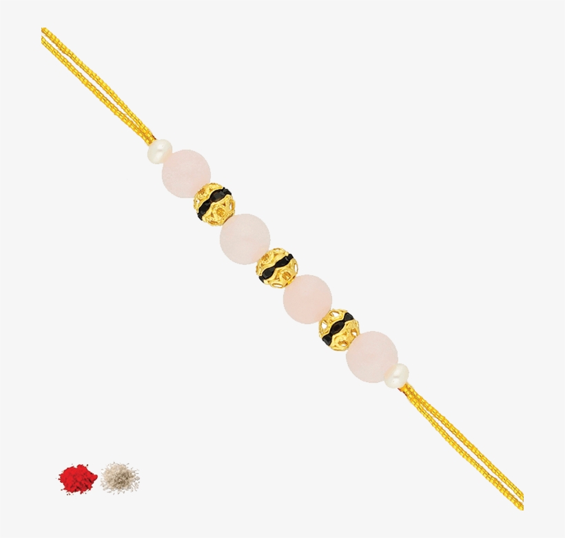 Sri Jagdamba Pearls Esteem Freshwater Pearl Rakhi - Bead, transparent png