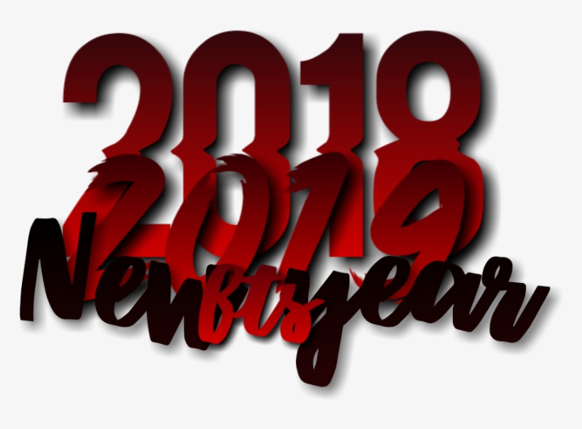 Happynewyear 2018happy 2019happy Happy New Year All - Graphic Design, transparent png