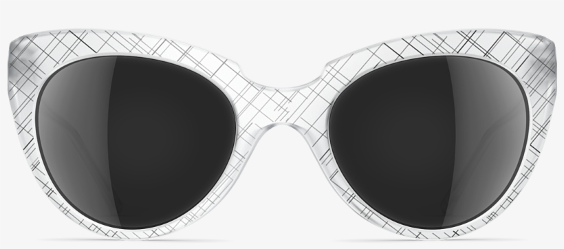 Yves Fashion Laurent Goggles Saint Sunglasses Clipart - Monochrome, transparent png