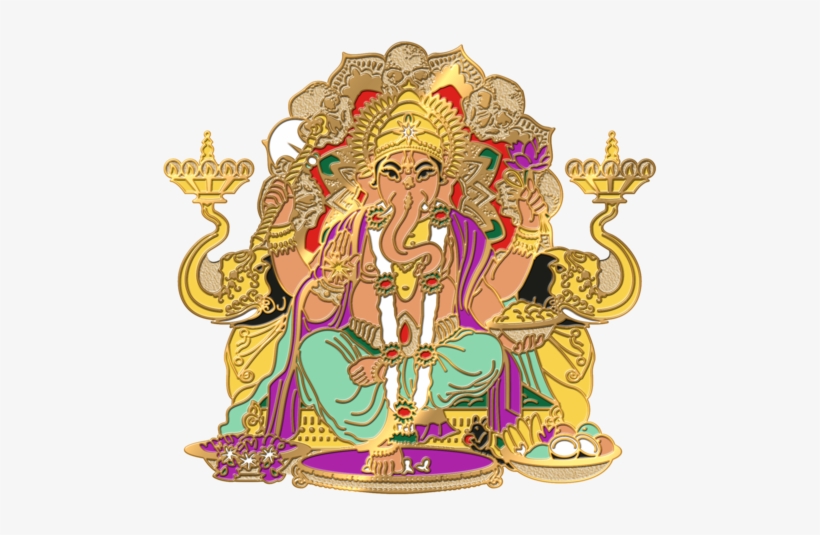 Ganesh Pin - Illustration, transparent png