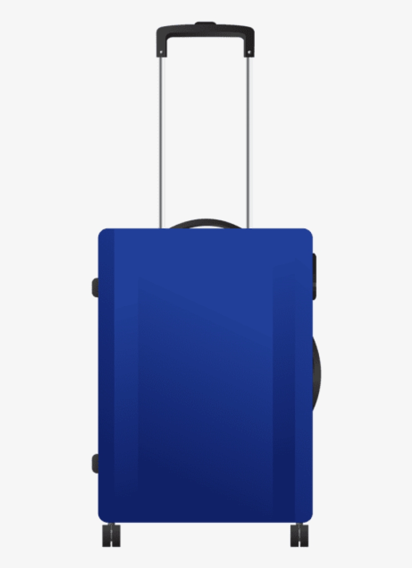 Download Blue Trolley Travel Bag Clipart Png Photo - Baggage, transparent png