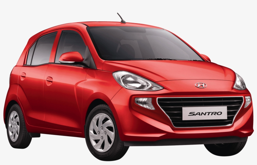 Download - Hyundai Santro 2018 Red Colour, transparent png