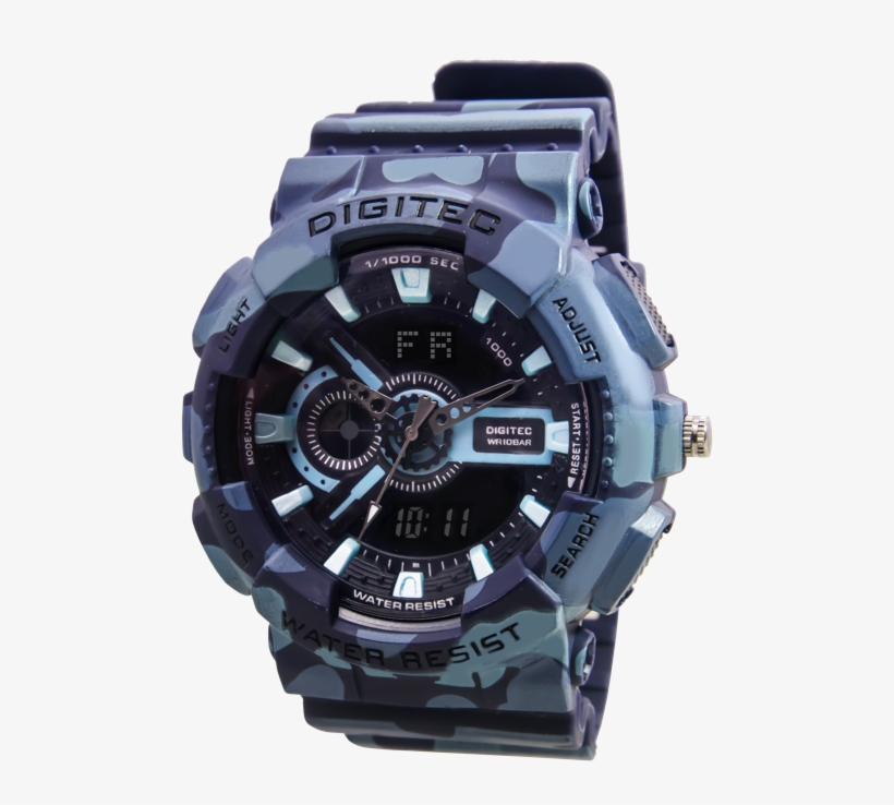 Camouflage - Analog Watch, transparent png