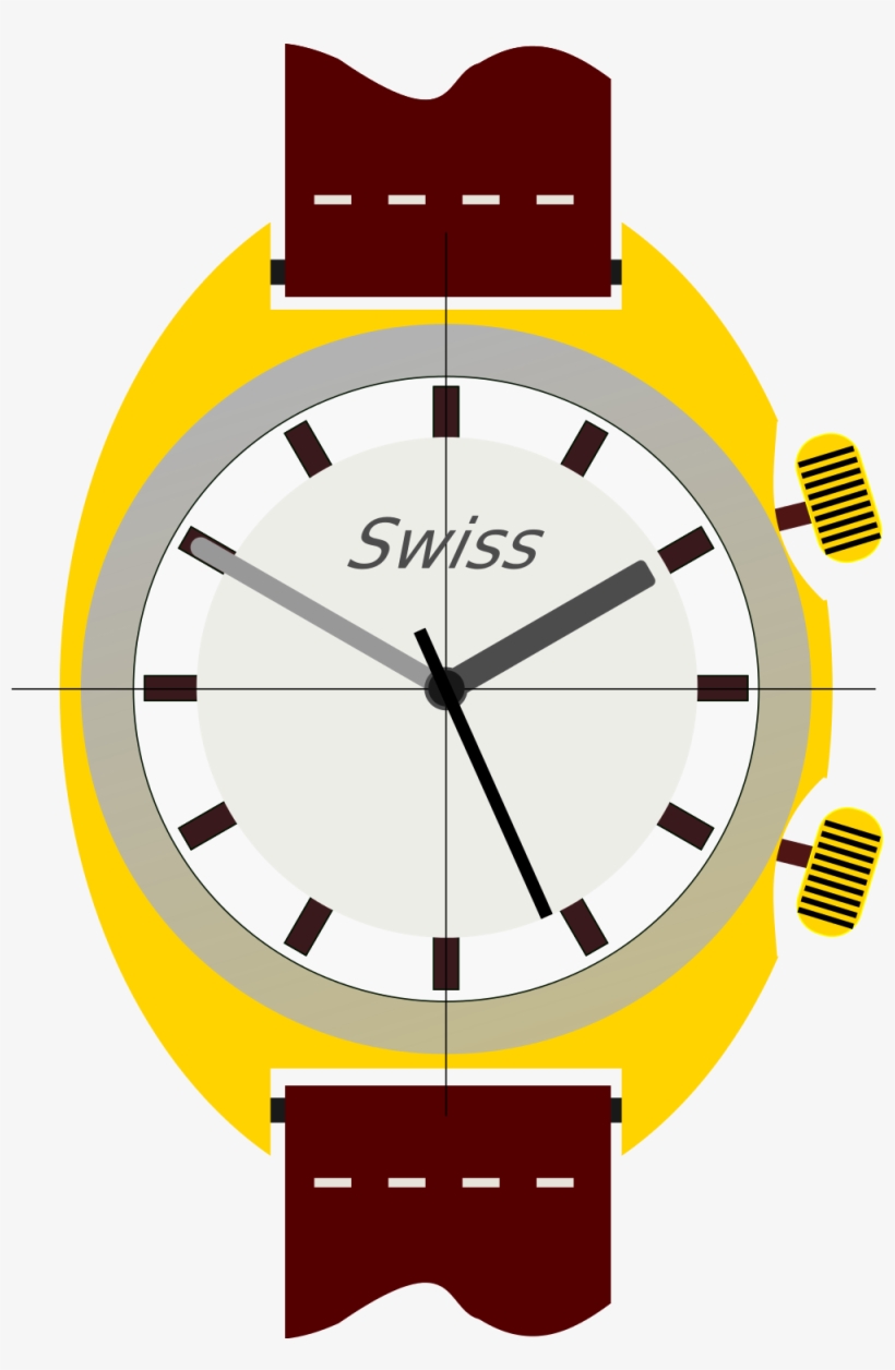 See Clipart Wrist Watch - Swiss Watch Clipart, transparent png