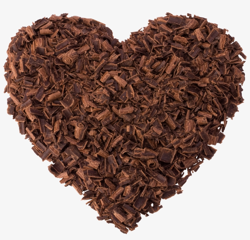 Chocolate Curls Heart Png Picture, transparent png