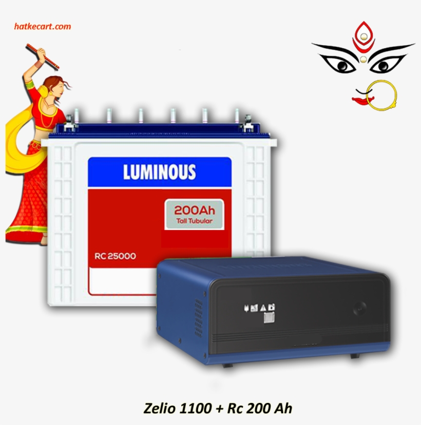 #luminous Ups / Inverter & Batteries This #navratri - Durga Puja 2010, transparent png