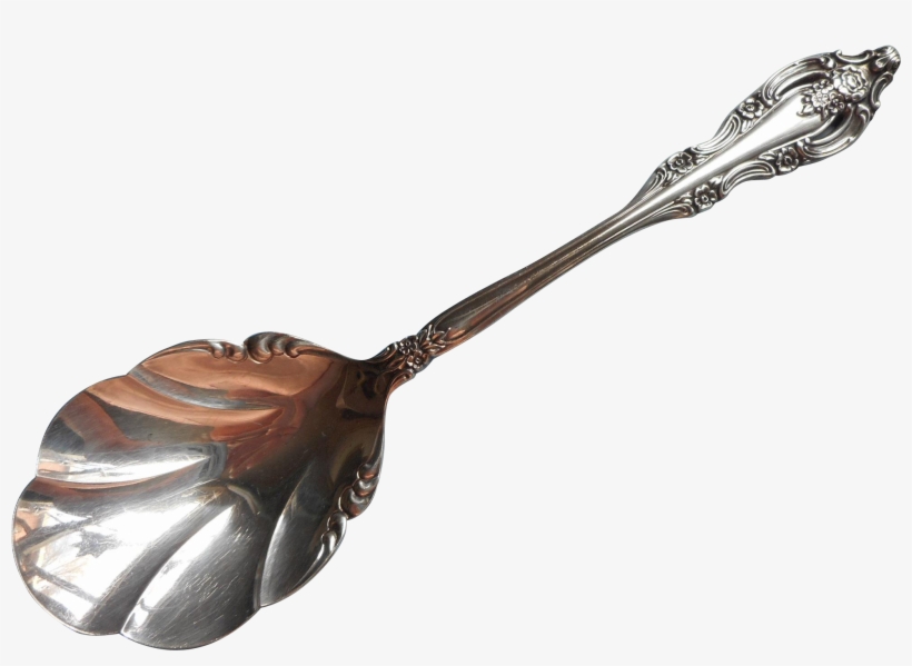 Silver Artistry 1965 Serving Spoon Shell Bowl Vintage, transparent png