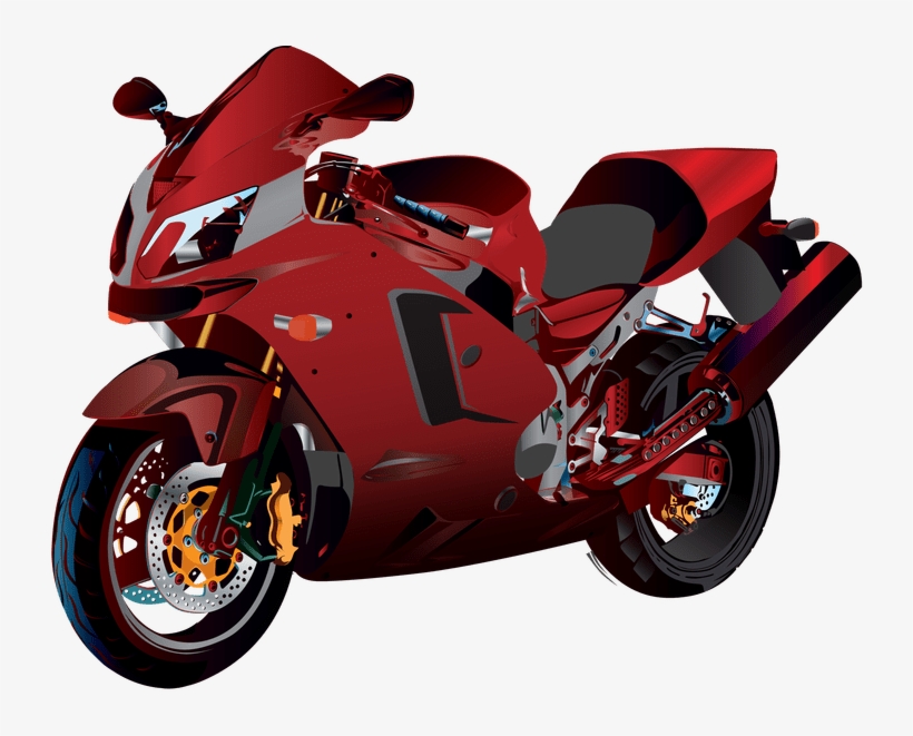 Image Royalty Free Stock Biker Vector Superbike - Crotch Rocket Motorcycle, transparent png