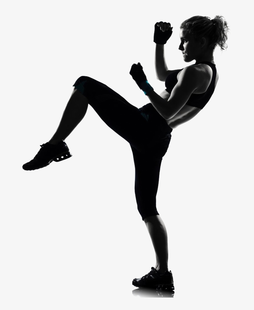 Mma Fitness Center - Women Kickboxing Clip Art, transparent png