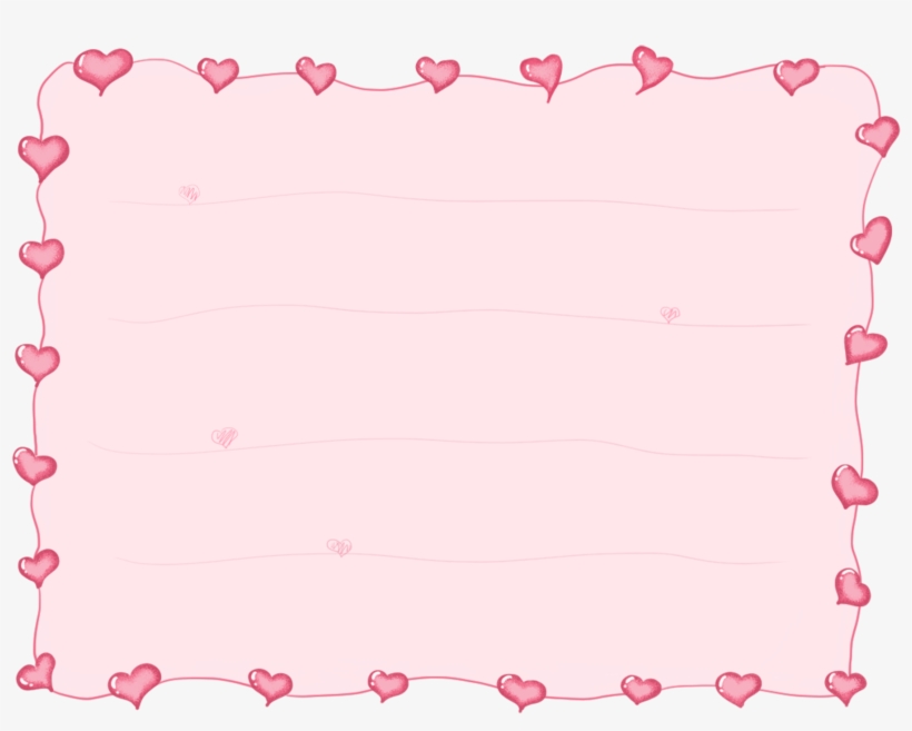 Hand Painted Love Border Drawn Dialog Account Vector - Parallel, transparent png