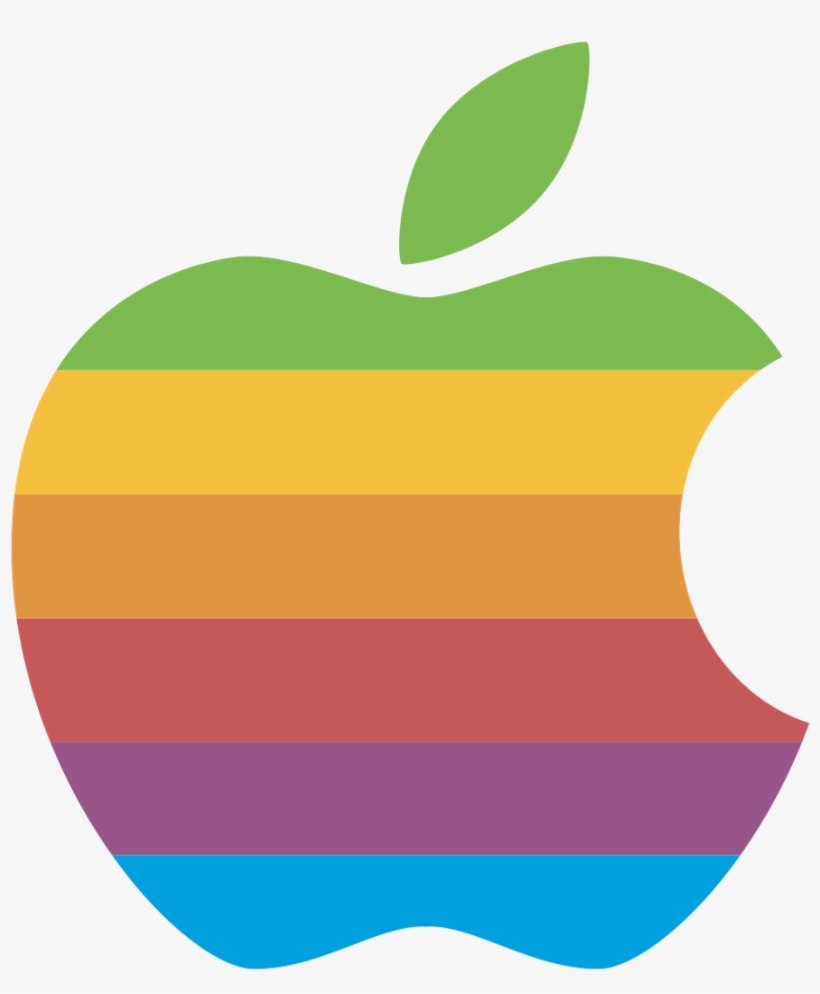 Apple Logo Vector - Logo De Apple 1977, transparent png