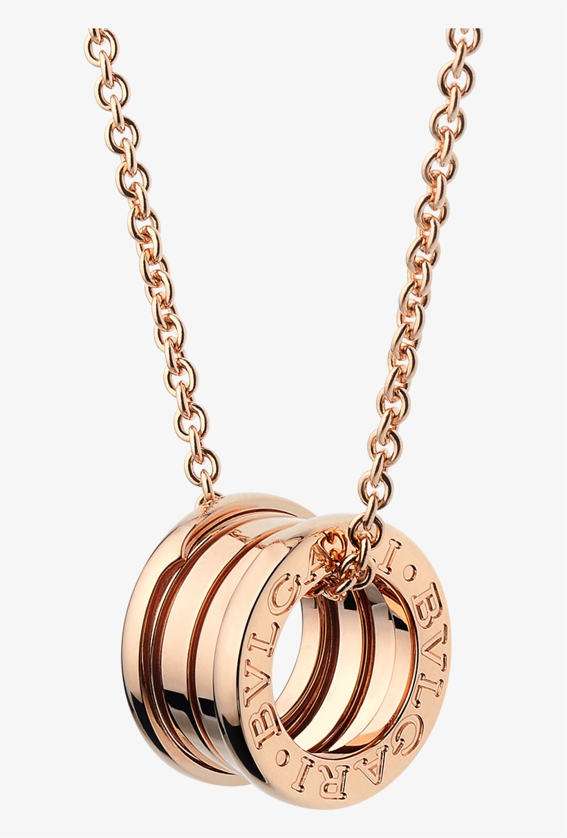 Zero1 Necklace Necklace Rose Gold Pink - Bvlgari Bzero Necklace, transparent png