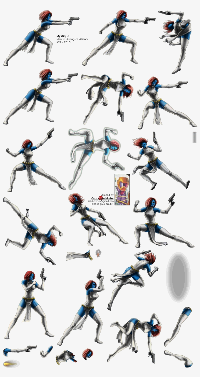 Click To View Full Size - Marvel Avengers Alliance Mystique, transparent png