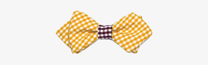 Boy's Orange & Maroon Bow Tie - Bow Tie Embroidery, transparent png