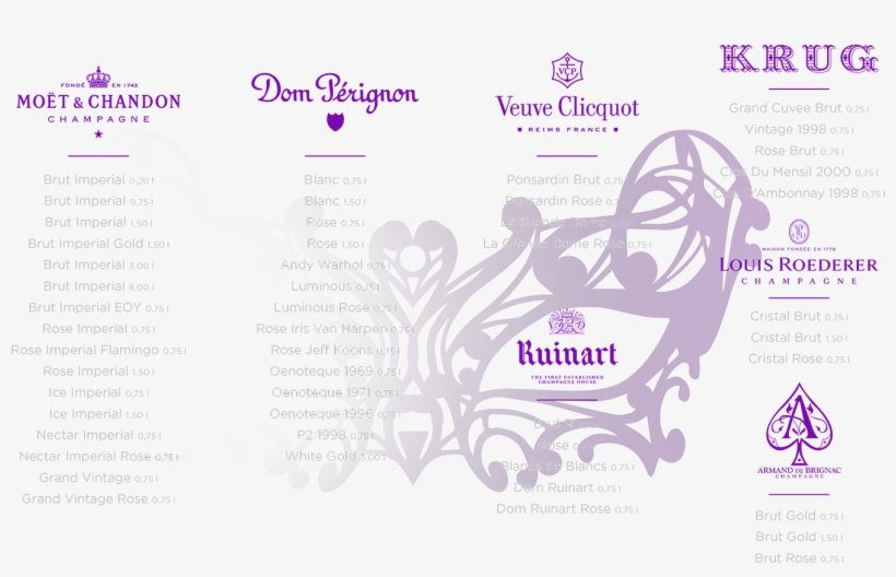 Mystique - Lista Sampanjaca - Moët & Chandon, transparent png