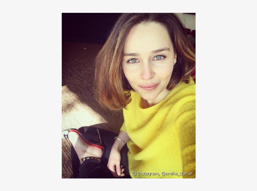 A Atriz Londrina Emilia Clarke É Conhecida Por Seus - Emilia Clarke Instagram, transparent png