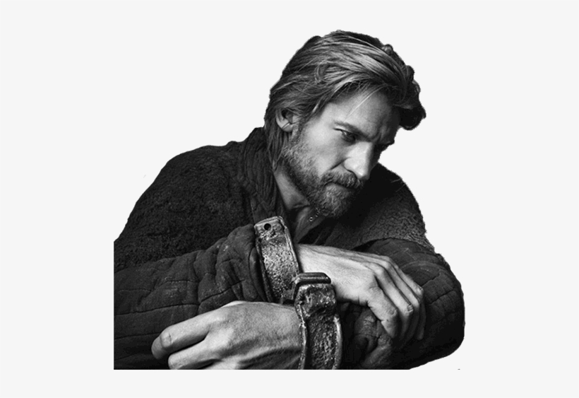 Tyrion Lannister Black And White Photograph Of Nikolaj - Jaime Lannister With Beard, transparent png