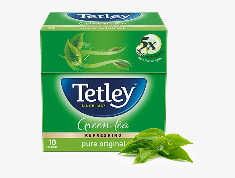 Tetley Natural Green Tea - Tetley Green Tea Lemon And Honey, transparent png
