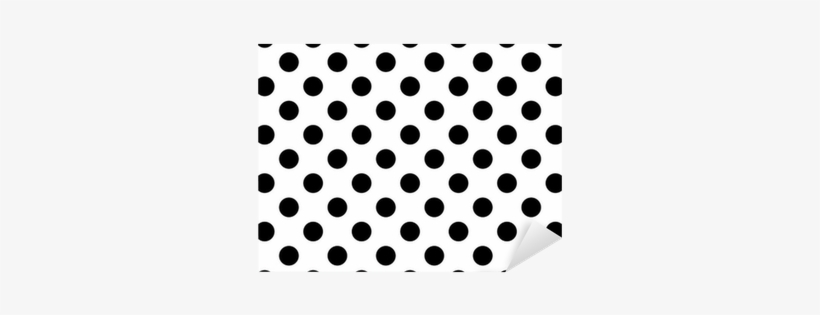 White Background With Black Polka Dots Sticker • Pixers® - Transistor Radio, transparent png