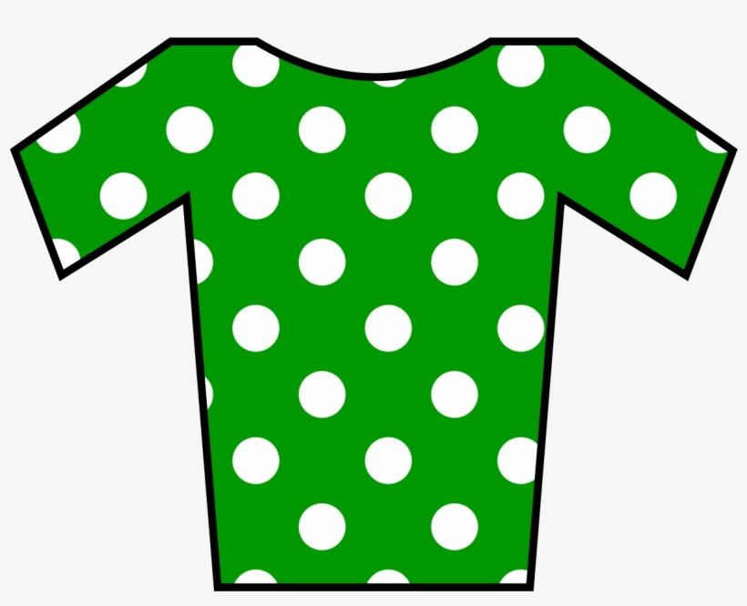 Jersey White Dots On Green - Backpack, transparent png