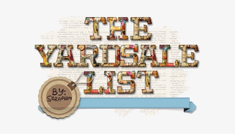 The Yardsale List - Secondlife Yardsale, transparent png