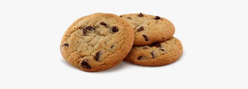 3 Chocolate Chip Cookies - Mcdonalds Ice Cream And Cookies, transparent png