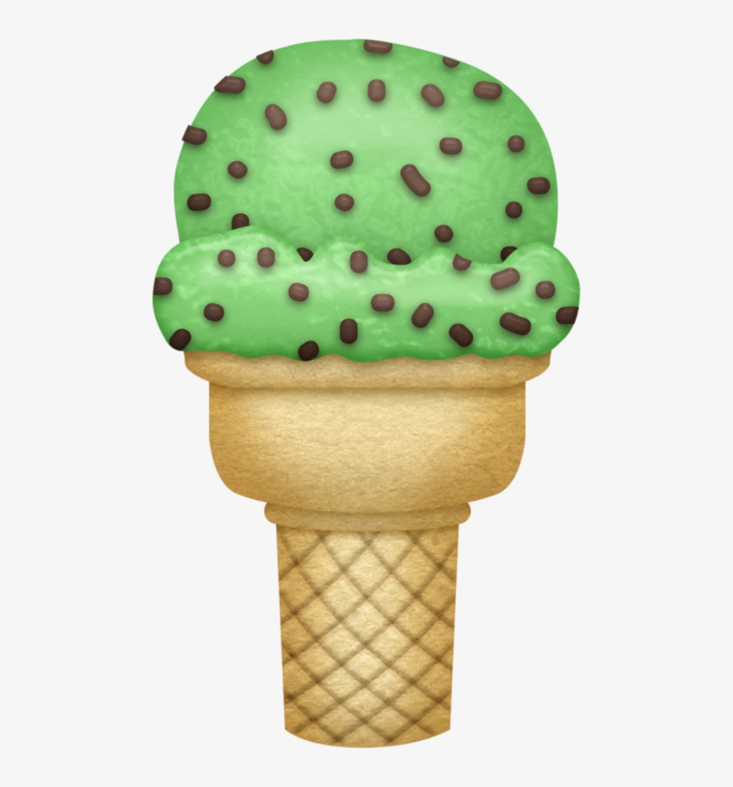 Фотки Mint Chocolate Chips, Chocolate Chip Ice Cream, - Mint Ice Cream Clipart, transparent png
